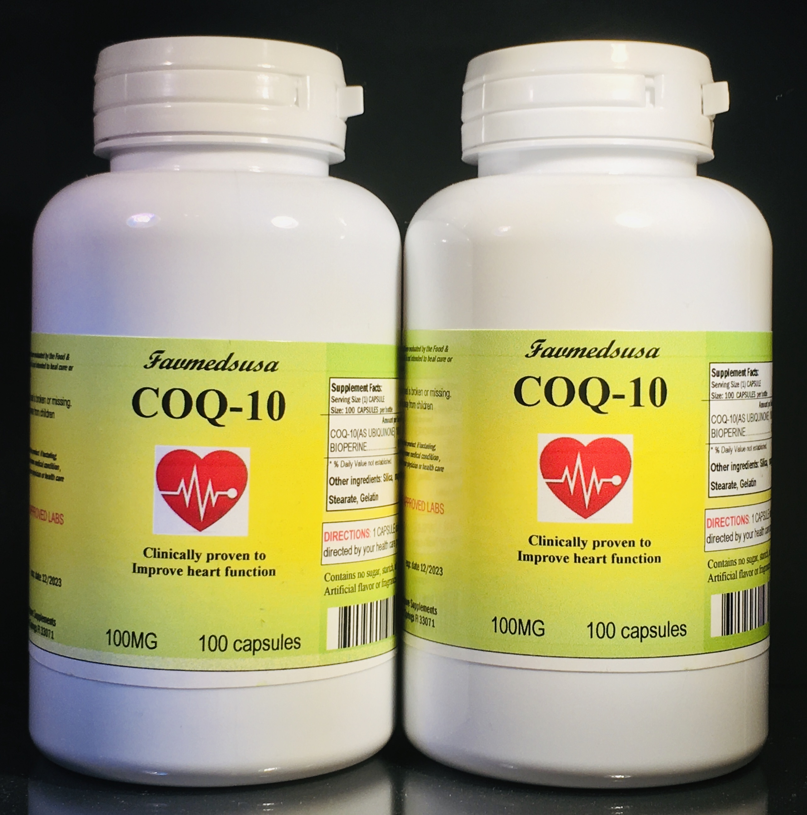 CoQ-10 100mg - 200 (2x100) capsules